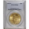 Image 3 : 1911-S $20 MS66 PCGS. This is an exquisitely preserved 