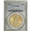 Image 3 : 1913-S $20 MS64 PCGS. Its mintage of 34,000 pieces ens 