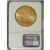 Image 2 : 1914-D $20 MS64 NGC. Vibrant luster embraces both side 