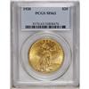 Image 1 : 1920 $20 MS63 PCGS. Select with highly lustrous surfac 