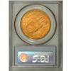 Image 4 : 1920 $20 MS64 PCGS. The rich apricot toning is attract 