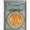 Image 1 : 1923 $20 MS64 PCGS. Bright luster and clean fields cha 