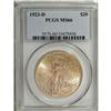 Image 3 : 1923-D $20 MS66 PCGS. A shining Premium Gem, yellow-go 