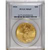 Image 1 : 1924 $20 MS65 PCGS. Peach-gold luster adorns each side 