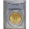 Image 1 : 1924 $20 MS66 PCGS. A clear step above Gem, this piece 