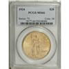 Image 1 : 1924 $20 MS66 PCGS. Radiant luster adorns each side of 