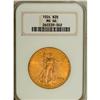 Image 1 : 1924 $20 MS66 NGC. Lovely reddish-gold color blankets 