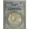 Image 3 : 1878 7/8TF S$1 Strong MS65 PCGS. VAM-36. Mostly brilli 