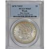 Image 1 : 1878 7/8TF S$1 Weak MS65 PCGS. VAM-33. Orange and lemo 