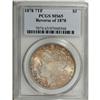 Image 1 : 1878 7TF S$1 Reverse of 1878 MS65 PCGS. Gold, lilac, a 