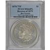 Image 1 : 1878 7TF S$1 Reverse of 1879 MS64 Prooflike PCGS. Ex: 