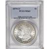 Image 3 : 1879-CC S$1 MS63 PCGS. Hints of light tan-gold patina 