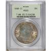 Image 1 : 1880-CC S$1 MS65 PCGS. Well struck with electric blue 