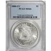 Image 1 : 1880-CC S$1 MS66 PCGS. Well struck and softly lustrous 