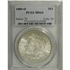 Image 1 : 1880-O S$1 MS64 PCGS. Fairly lustrous, with silver-gol 