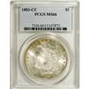 Image 1 : 1883-CC S$1 MS66 PCGS. The highly lustrous surfaces ha 