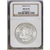Image 1 : 1884-CC S$1 MS66 Prooflike NGC. The design elements ar 