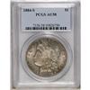 Image 1 : 1884-S S$1 AU58 PCGS. Well struck and fully lustrous, 