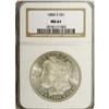 Image 3 : 1884-S S$1 MS61 NGC. This is a fully Mint State exampl 