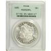 Image 1 : 1885 S$1 MS65 Deep Mirror Prooflike PCGS. Highly refle 