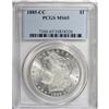 Image 1 : 1885-CC S$1 MS65 PCGS. Flashy, frosty, boldly struck, 