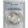 Image 1 : 1885-CC S$1 MS65 PCGS. The solidly struck devices are 