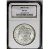 Image 1 : 1885-CC S$1 MS65 NGC. A brilliant and sharply struck G 