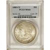 Image 1 : 1885-CC S$1 MS66 PCGS. Delightfully toned with a golde 