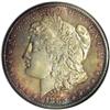 Image 1 : 1885-CC S$1 MS66 Prooflike NGC. Splendid cherry-red, a 