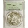 Image 3 : 1886-O S$1 MS63 PCGS. Fully lustrous surfaces exhibit 
