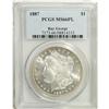 Image 1 : 1887 S$1 MS66 Prooflike PCGS. Ex: Ray George. Modest c 