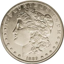 1889-CC S$1 --Whizzed--ANACS. AU50 Details. The eagle'' 