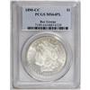Image 3 : 1890-CC S$1 MS64 Prooflike PCGS. Ex: Ray George. A lib 