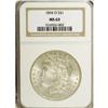 Image 3 : 1894-O S$1 MS63 NGC. A satiny Mint State example with 