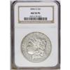 Image 1 : 1894-O S$1 AU55 Prooflike NGC. Chrome-like surfaces ar 