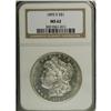 Image 3 : 1895-S S$1 MS62 NGC. A well struck and important Mint 