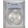 Image 1 : 1897 S$1 MS66 PCGS. Lustrous surfaces display well imp 