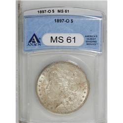 1897-O S$1 MS61 ANACS. Boldly struck save for typical 