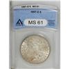 Image 1 : 1897-O S$1 MS61 ANACS. Boldly struck save for typical 