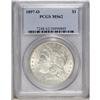 Image 1 : 1897-O S$1 MS62 PCGS. Highly lustrous and well-defined 