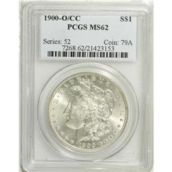 1900-O/CC S$1 MS62 PCGS. VAM-8. A Top 100 Variety. The 