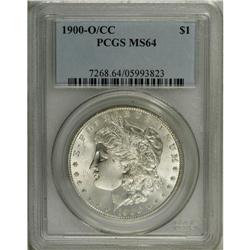 1900-O/CC S$1 MS64 PCGS. VAM-12. A Top 100 Variety. A 