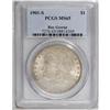 Image 3 : 1901-S S$1 MS65 PCGS. Ex: Ray George. The silver-gray 