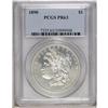 Image 1 : 1890 S$1 PR63 PCGS. Slight haze is noted on the modera 