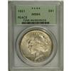 Image 1 : 1921 S$1 MS64 PCGS. Lightly toned and lustrous with a 