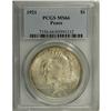 Image 3 : 1921 S$1 MS66 PCGS. An ivory Gem, this piece is impres 