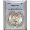 Image 1 : 1928-S S$1 MS64 PCGS. Seldom seen at the Gem level, th 