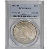 Image 1 : 1934-D S$1 MS65 PCGS. Micro D. Beige and pale violet p 