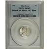 Image 1 : 1956 1C --Struck on a Dime Planchet--MS62 PCGS. Due to 