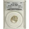 Image 1 : 1942-S 10C Mercury Dime--Struck 30% Off Center--MS60 P 